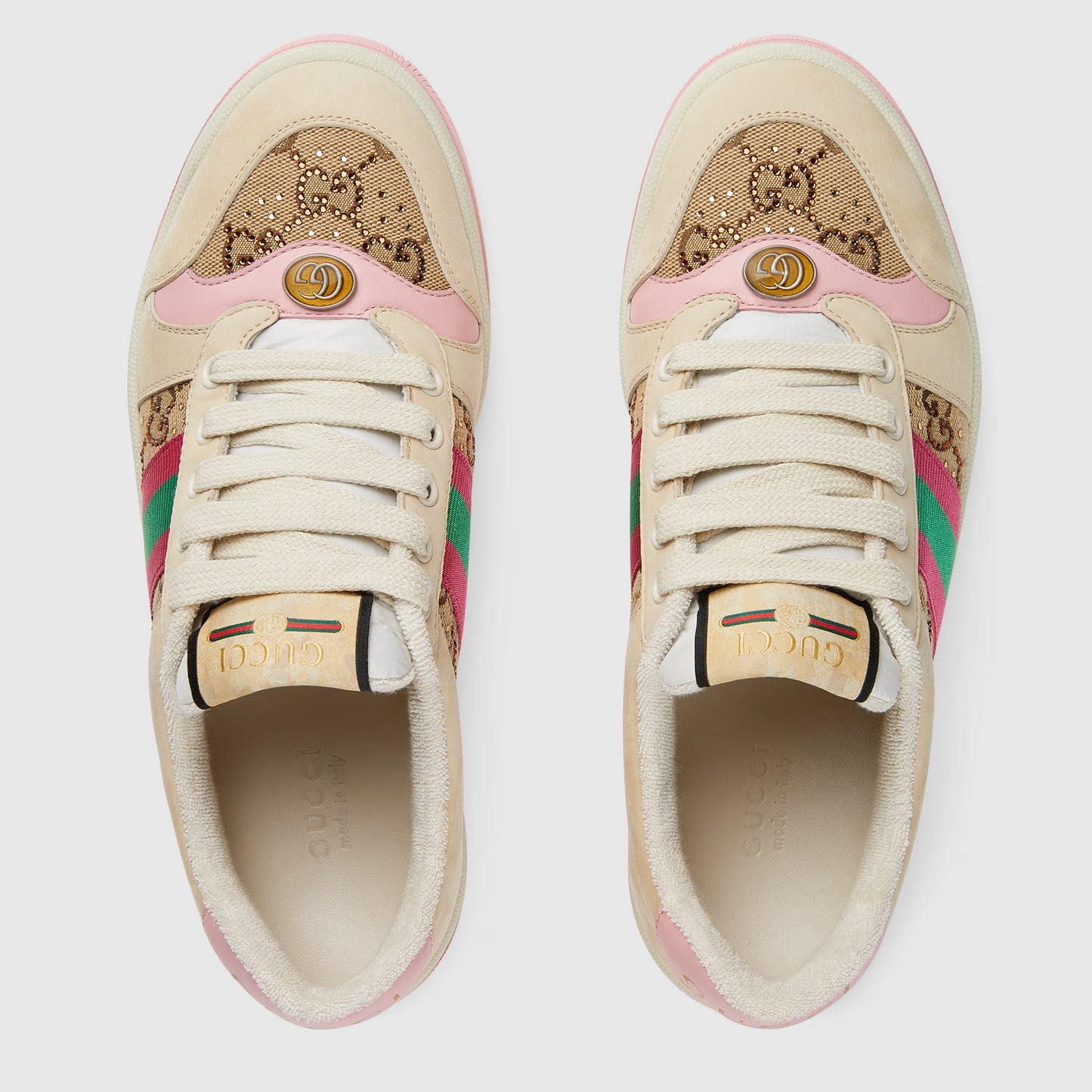 Gucci Zapatilla Baskets Screener con cristales Talla 36