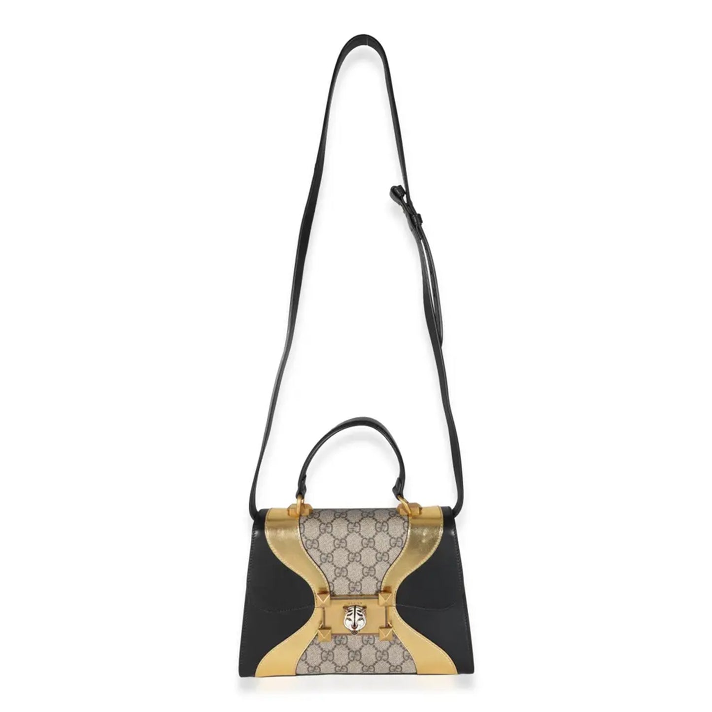 Gucci Monogram Gold Handbag