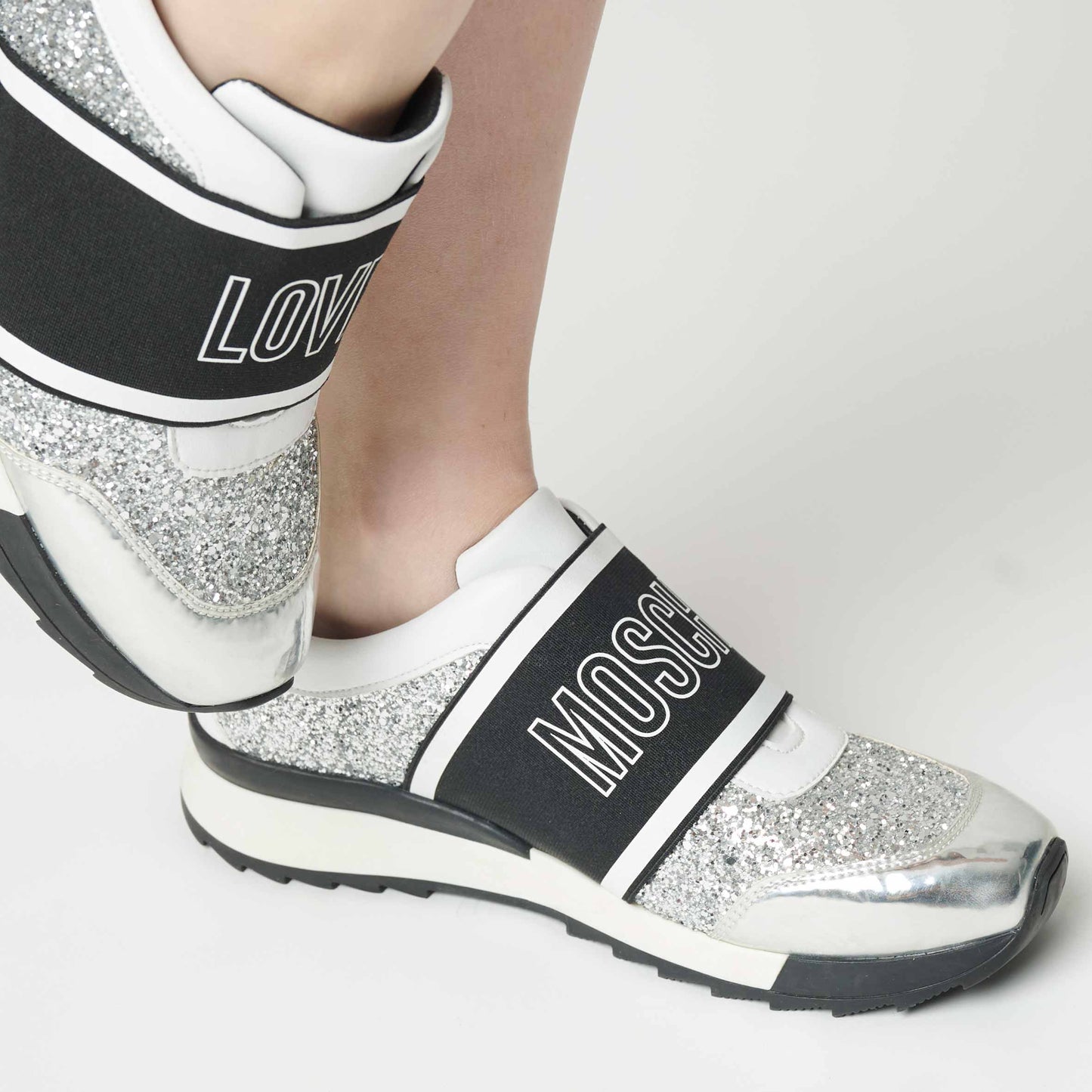 Zapatillas glitter Moschino